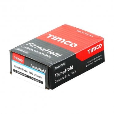 FirmaHold Collated Straight 16G Stainless Steel Brad Nails (2000pc)