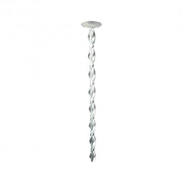 Helical Flat Roof Fixing Zinc (25pc)