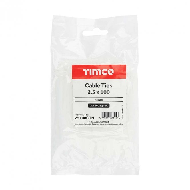 Timco Natural Cable Ties