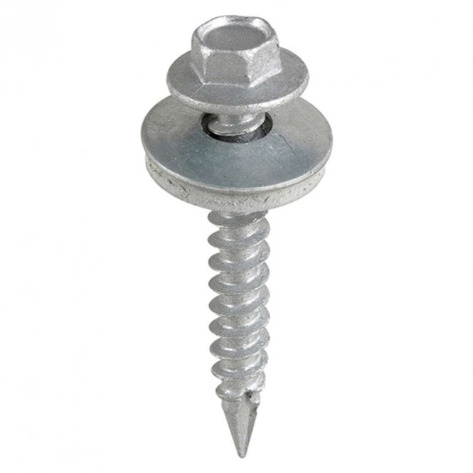Timco Slash Point Hex Exterior Screws with 16mm Washer (100pc)