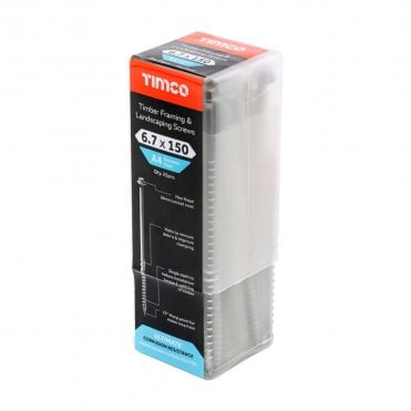 Timber Frame Construction & Landscaping Hex Screws - Tub of 25