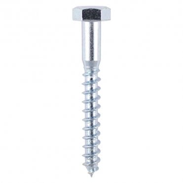 Zinc Hex Head Coach Screws DIN 599