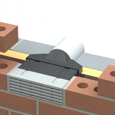 100 x 330mm Grey Adapt-Air Single AirBrick