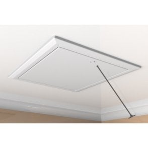 526x626mm White Insulated Hinged Loft Access Door