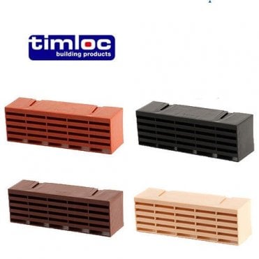 9x3" Black/Buff/Brown/Terracotta Air Brick Box of 20