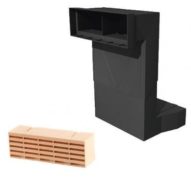 Telescopic Adjustable Underfloor Cavity with Airbrick Buff