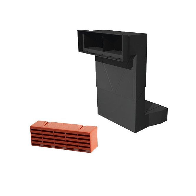 Timloc Telescopic Adjustable Underfloor Cavity with Airbrick Terracotta