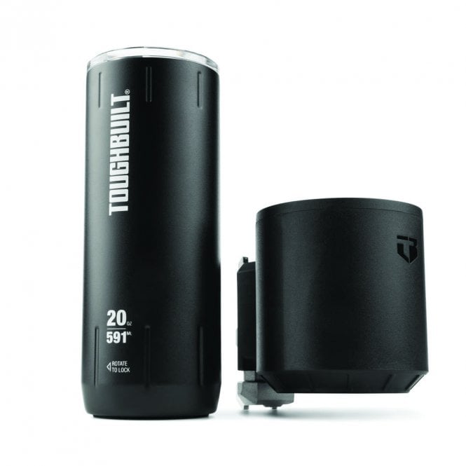 ToughBuilt 591ml StackTech Tumbler + Cup Holder