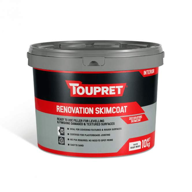 Toupret 10kg Ready Mixed Renovation Skimcoat