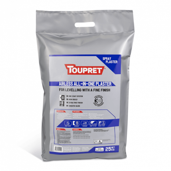 Toupret 25kg Airless All-In-One Plaster
