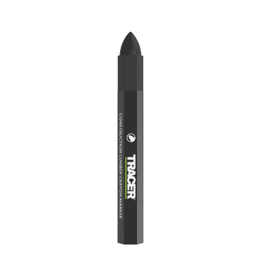 ACM1 Black Construction Lumber Crayon Marker 12 Pack