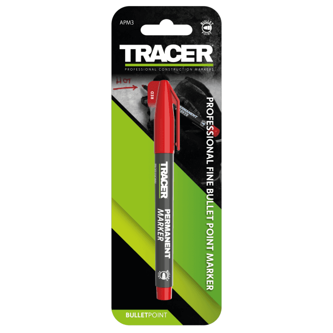 Tracer APM3 Red Permanent Marker