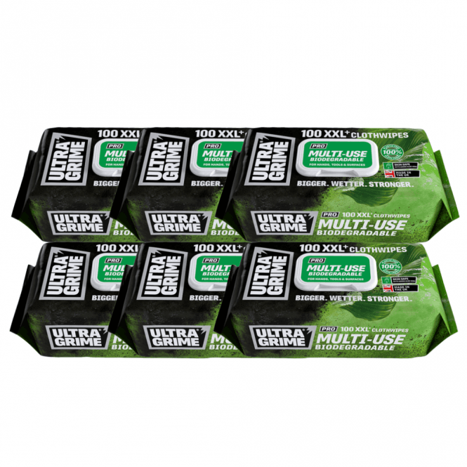 Uniwipe 12x UltraGrime PRO XXL+ Multi-Use Bio Clothwipes 