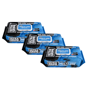 3x UltraGrime PRO XXL+ Multi-Use Clothwipes 