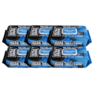 6x UltraGrime PRO XXL+ Multi-Use Clothwipes 