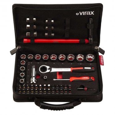 51 Piece Plumbing Set inc. Tap Wrench, Go-Thru Sockets & Bits with Case