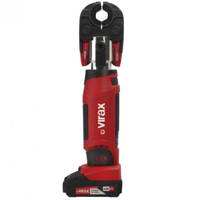 Virax Viper L2X Electro-Mechanical Press Fitting Machine & Batteries M15-22-28mm