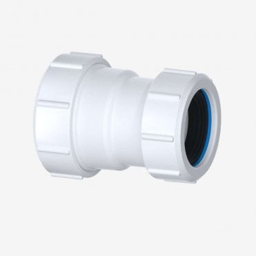 1 1/2" - 1 1/4" Compression Straight Reducing Waste Connector