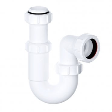1 1/2" (40mm) Adjustable Telescopic P Trap - WTTP40