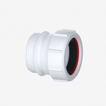 1 1/2" Compression Straight x BSP Male Waste Connector