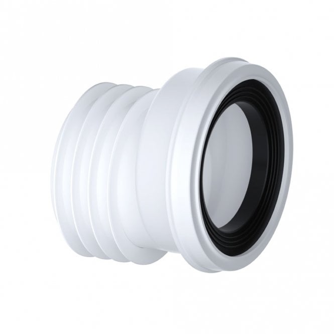 Viva Sanitary 20mm Offset WC Toilet Pan Connector White 4