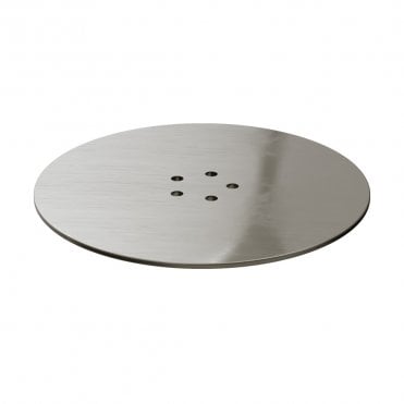 Brushed Nickel Metal Shower Trap Domed Top for WTSH90