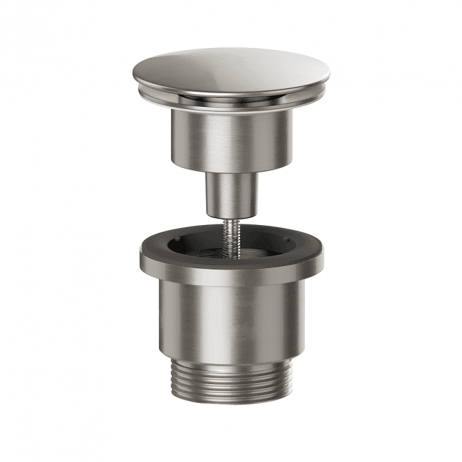 Viva Sanitary Brushed Nickel Universal Clicker Basin Waste - BWUNI/BN