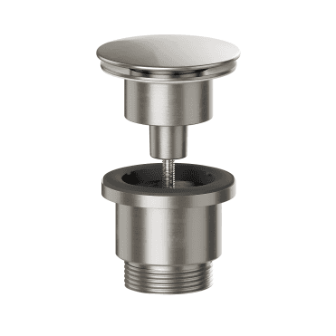 Brushed Nickel Universal Clicker Basin Waste - BWUNI/BN