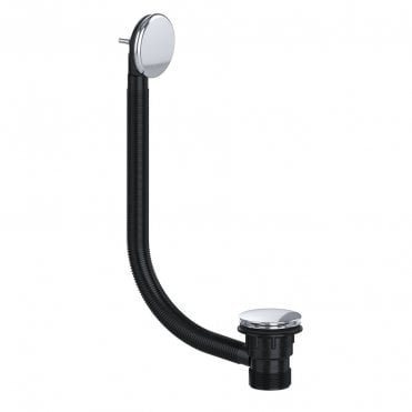 Chrome Luxury Clicker Combination Bath Waste with Overflow - CWB02