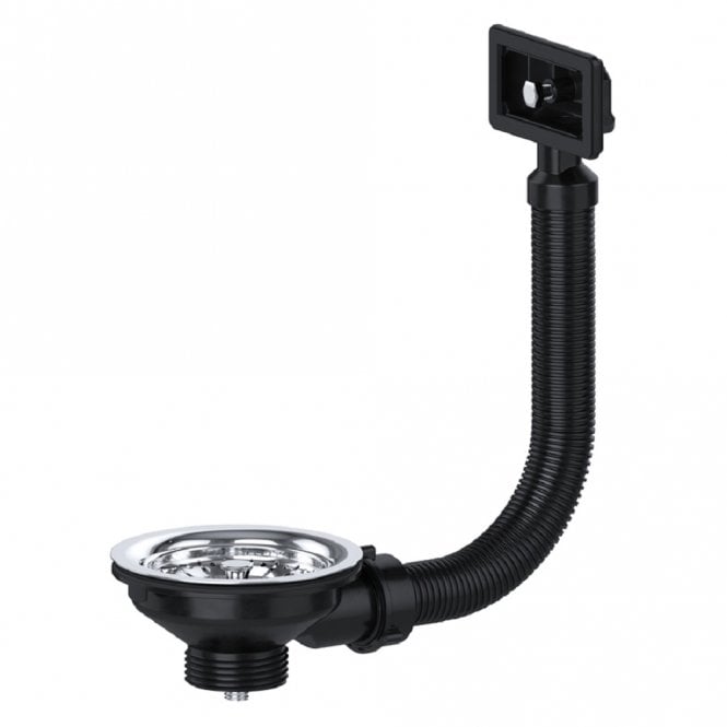 Viva Sanitary Kitchen Sink Basket Strainer Waste with Square Overflow - PP0010/S