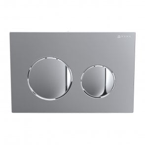 Skylo Ultra 10 Gloss Chrome Dual Flush Plate Round Button
