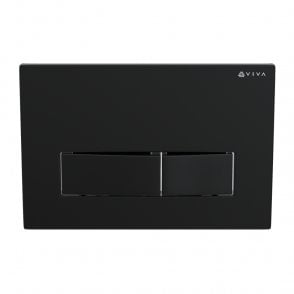 Skylo Ultra 22 Matt Black Dual Flush Plate Square Button
