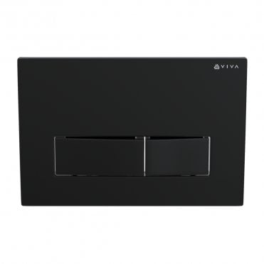Skylo Ultra 22 Matt Black Dual Flush Plate Square Button