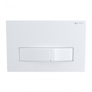 Skylo Ultra 23 Gloss White Dual Flush Plate Square Button