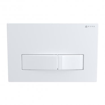 Skylo Ultra 23 Gloss White Dual Flush Plate Square Button