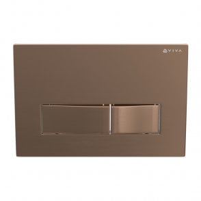 Skylo Ultra 26 Brushed Copper Dual Flush Plate Square Button