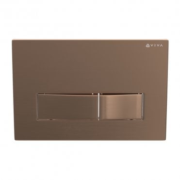 Skylo Ultra 26 Brushed Copper Dual Flush Plate Square Button