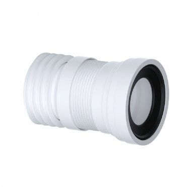 Slinky Fit Short Flexible WC Toilet Pan Connector (200-350mm) - PP0002/C