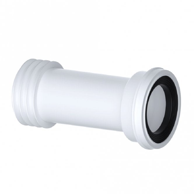 Viva Sanitary Straight Extended WC Toilet Pan Connector White 4