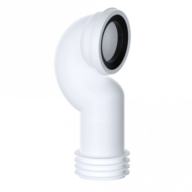 Viva Sanitary Swan Neck WC Toilet Pan Connector White 4