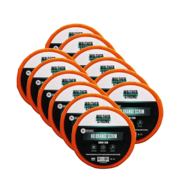 12x 50mm x 90m Orange Heavy Duty Scrim Tape 