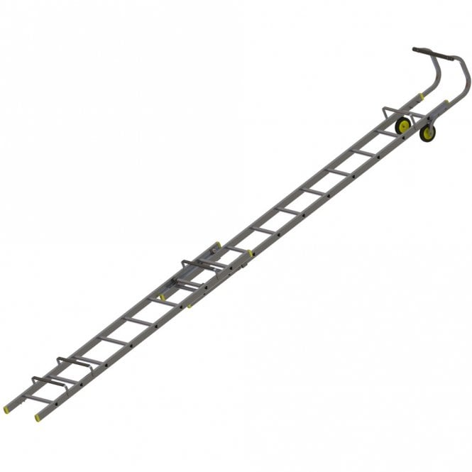 Werner Double Section Extending Roof Ladder - Sizes 3.2-4.89M