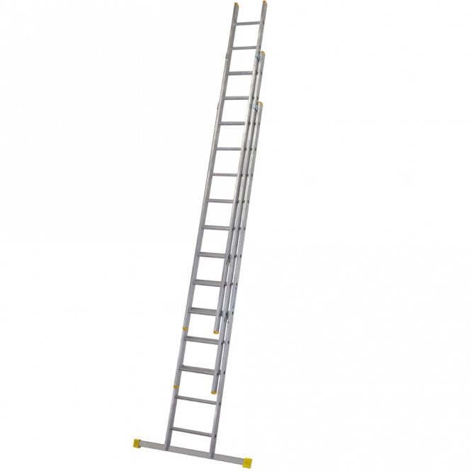 Werner Triple Box Section Extension Ladder - Sizes 1.8-4.1M