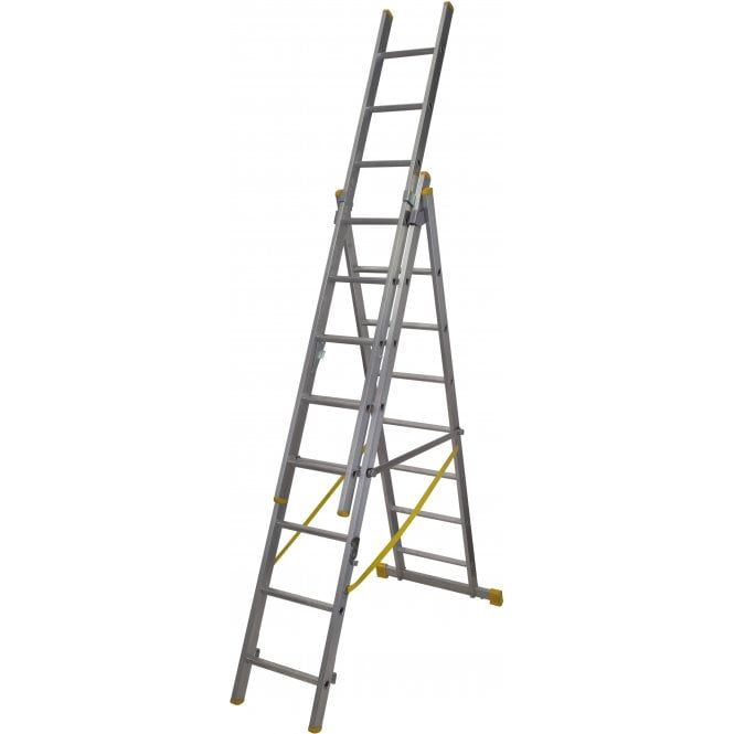 Werner x4 Extensionplus Triple Box Section Ladder - Sizes 1.8-4.1M