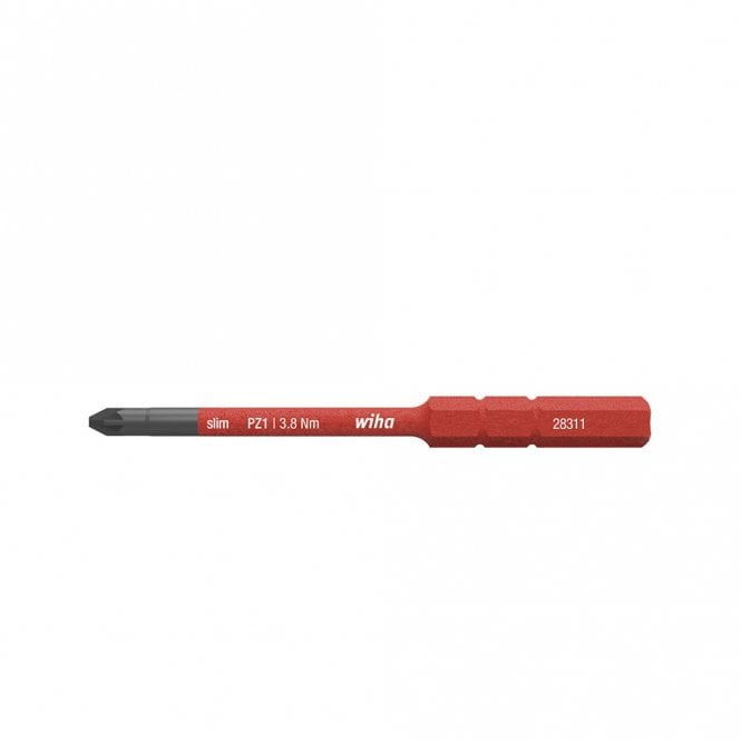 Wiha 75mm VDE 2831-12 Electric Slim Bit - Various Sizes