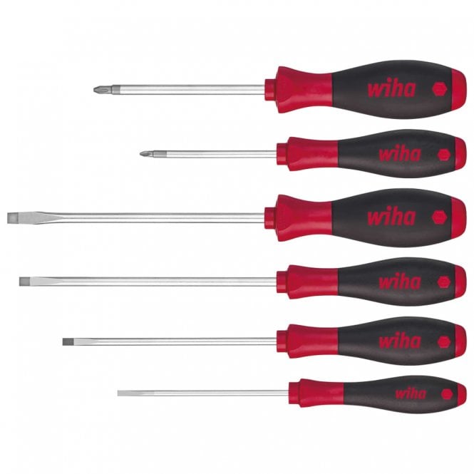 Wiha Workshop 302 Soft Finish Slot/Pozidriv 6 Piece Screwdriver Set