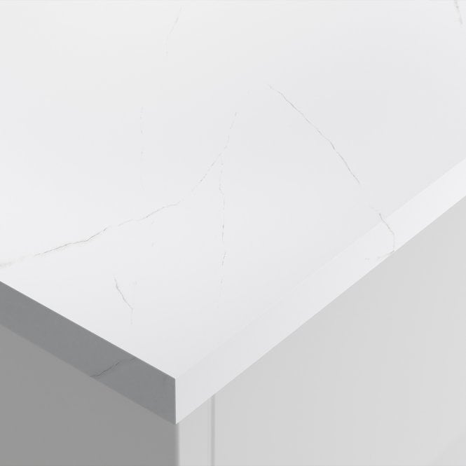 WilsonArt 3000 x 600 x 22mm Marmo Paros Square Edge Laminate Worktop