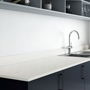 3000 x 70 x 12mm Marmo Paros Laminate Upstand