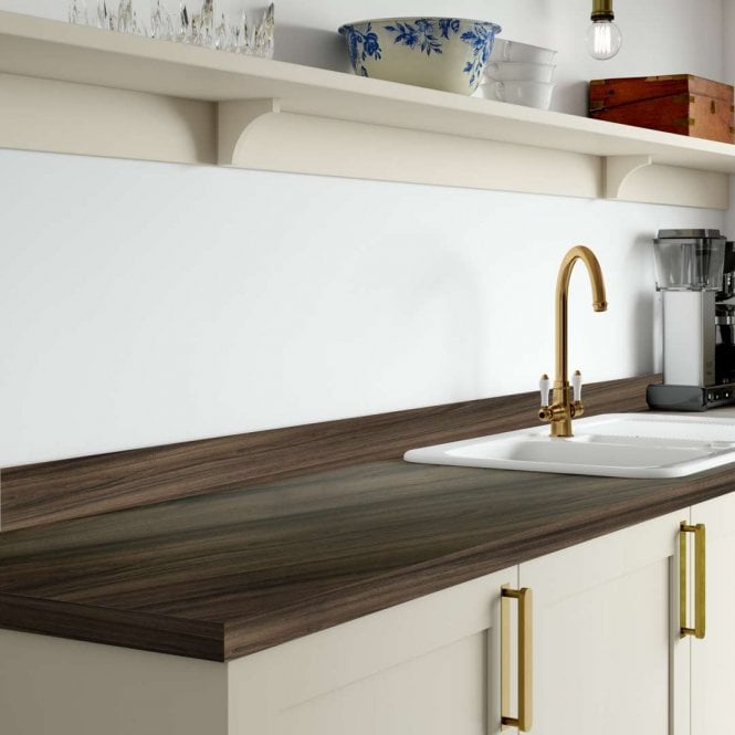 WilsonArt 3000 x 70 x 12mm Noyer Flamm Laminate Upstand