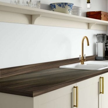 3000 x 70 x 12mm Noyer Flamm Laminate Upstand